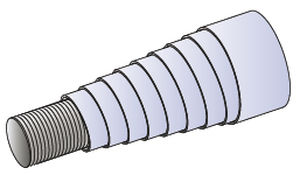 Ressort en spirale - Metal Gennari S.R.L. - de protection / en acier / pour arbre de transmission