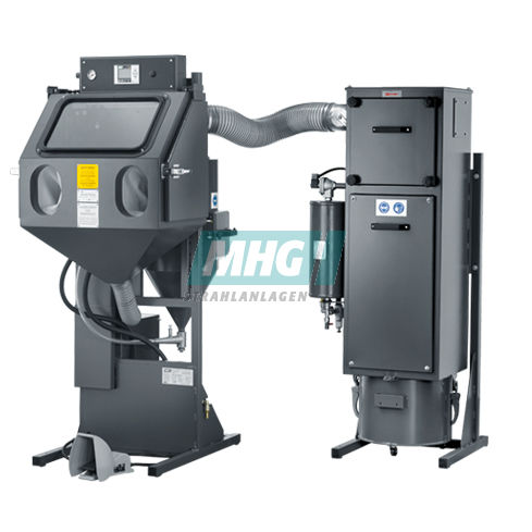Cabine de sablage manuelle - SMG 25 - MHG Strahlanlagen GmbH - à dépression