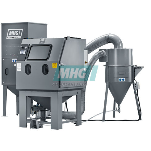 Cabine de sablage manuelle - SMG 100 S/D - MHG Strahlanlagen GmbH - à pression