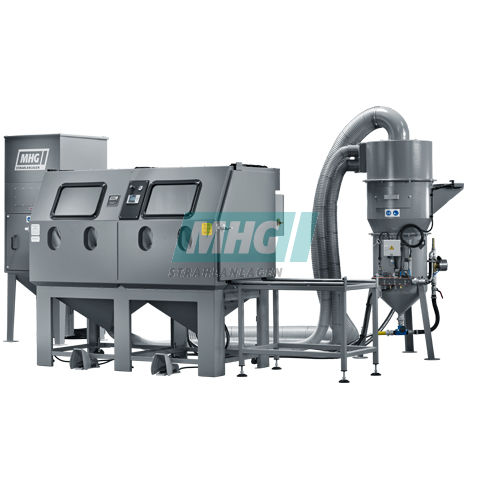 Cabine de sablage manuelle - SMG 100 DUO S/D - MHG Strahlanlagen GmbH - à pression / double