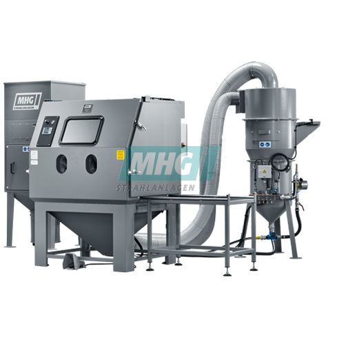 Cabine de sablage à pression - SMG 160 S/D - MHG Strahlanlagen GmbH - manuelle