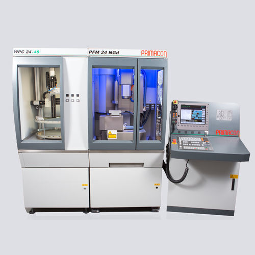 Centre d'usinage CNC micro-usinage - PFM 24 NGd - PRIMACON Maschinenbau GmbH - 3 axes / vertical / à 3 broches