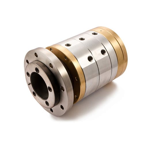 Raccord tournant pour eau - M series - ROTOFLUX s.r.l. - pour air / pour huile / 5 passages