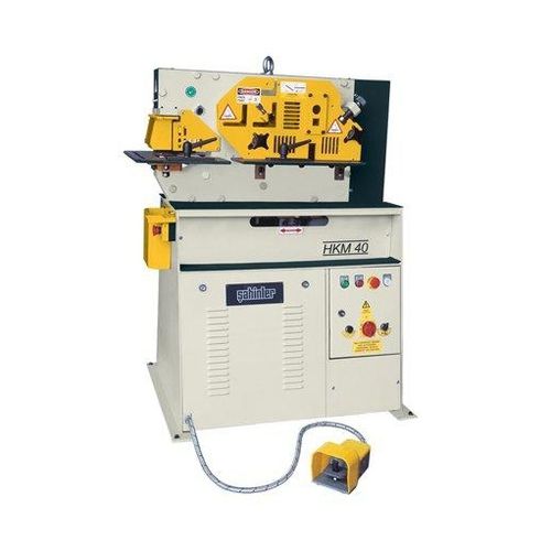 Poinçonneuse cisaille semi-automatique - HKM 40 - Sahinler Metal Makina End. A.S. - hydraulique / de barres / de tôle