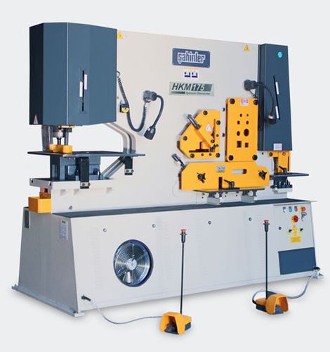Poinçonneuse cisaille semi-automatique - HKM 175 - Sahinler Metal Makina End. A.S. - hydraulique / de barres / de tôle