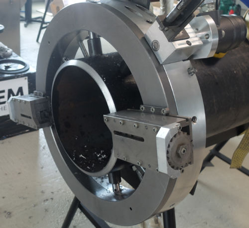 Machine de découpe à lame rotative - TTNG508 - PROTEM - pneumatique