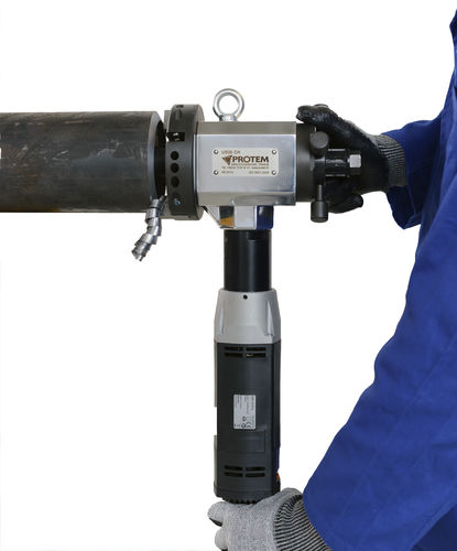 Chanfreineuse pneumatique - US30CH - PROTEM - portable / pour tube de chaudière / à prise interne