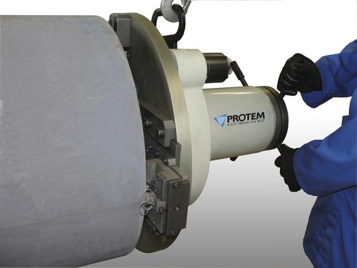 Machine de découpe à lame rotative - US 150 - PROTEM - pour métal / de tubes / CNC