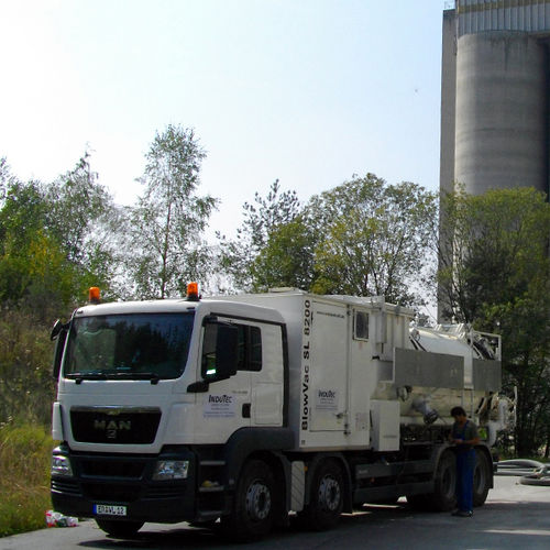 Camion aspirateur vidangeur - BlowVac - Wieland Lufttechnik GmbH + Co.KG - à 4 essieux