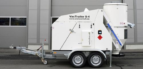 Unité d'aspiration de dépoussiérage - VacTrailer S-4 - Wieland Lufttechnik GmbH + Co.KG - industrielle / mobile