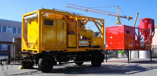 Unité d'aspiration de poussière - VacTrailer - Wieland Lufttechnik GmbH + Co.KG - industrielle / mobile / avec moteur diesel