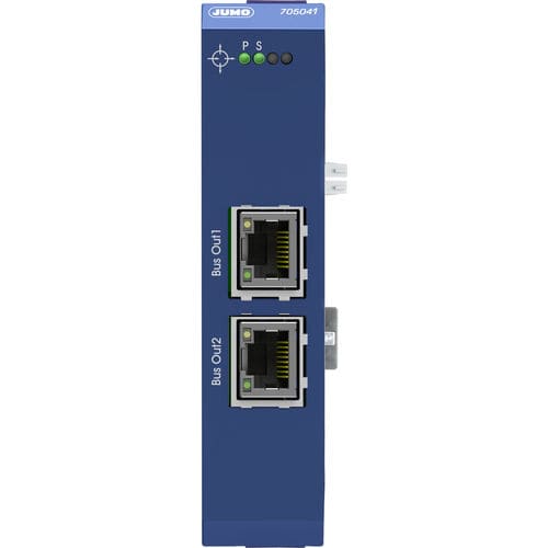 Routeur central - 705041 - JUMO GmbH & Co. KG - réseau / RJ45 / sur rail DIN
