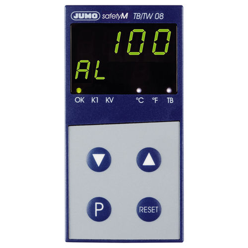 Contrôleur et limiteur de température numérique - safetyM TB/TW08 - JUMO GmbH & Co. KG - programmable / de process / configurable