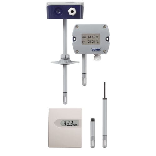 Appareil de mesure pour HVAC - 907021 series - JUMO GmbH & Co. KG - température / de concentration de CO2 / humidité relative