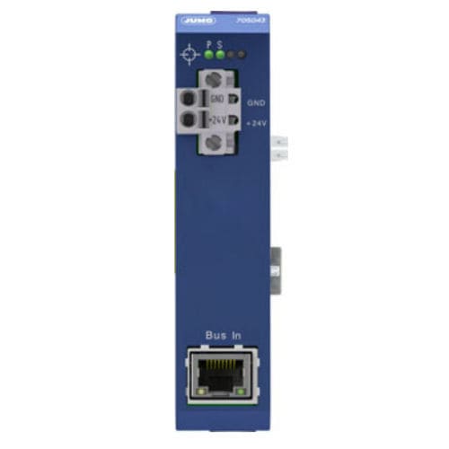 Routeur central - 705043 - JUMO GmbH & Co. KG - RJ45 / sur rail DIN / 1 port