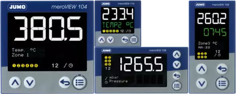 Indicateur de process - meroVIEW - JUMO GmbH & Co. KG - numérique / affichage LCD / à 5 chiffres