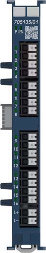 Module d'entrée numérique - JUMO I/O system digital input module - JUMO GmbH & Co. KG - 16 canaux / pour armoire de commande / sur rail DIN