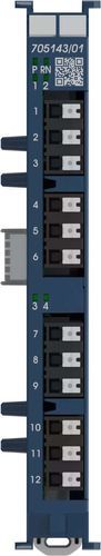 Module de sortie numérique - JUMO I/O system digital output module - JUMO GmbH & Co. KG - à 4 sorties relais / sur rail DIN / sur rail DIN