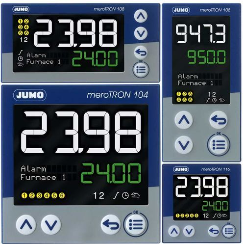 Contrôleur de process multicanaux - JUMO meroTRON - JUMO GmbH & Co. KG - à sorties multiples / programmable / Modbus