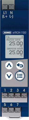 Contrôleur de température électronique - JUMO eTRON T100 - JUMO GmbH & Co. KG - avec afficheur LCD / monovoie / PID