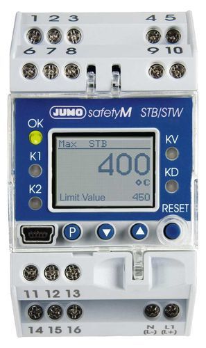 Limiteur de température avec afficheur LCD - JUMO safetyM STB/STW - JUMO GmbH & Co. KG - de process / pour la supervision de process / de sécurité