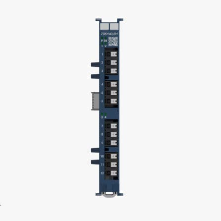 Module de sortie numérique - 705143 - JUMO GmbH & Co. KG - à 4 sorties relais / sur rail DIN / sur rail DIN