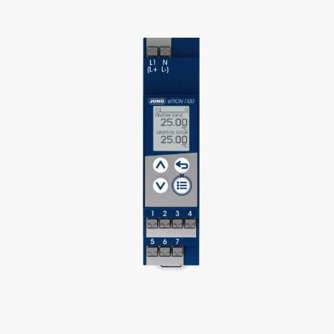 Contrôleur de température électronique - eTRON T100 - JUMO Group - avec afficheur LCD / monovoie / PID