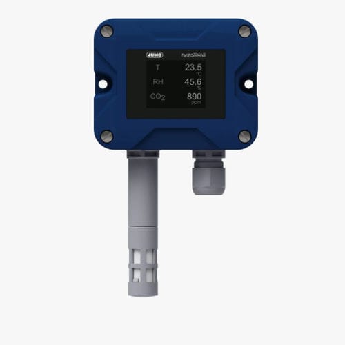 Capteur de température et d'humidité relative - hydroTRANS S20 - JUMO GmbH & Co. KG - mural / NDIR / 0-10 V