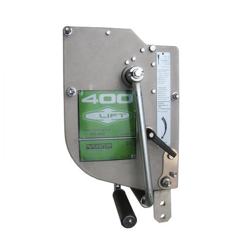 Treuil manuel - m.lift 400 - Fixator - pour le levage de personnes / pour échafaudage volant / compact