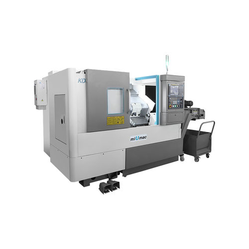 Centre de tournage CNC - KDCK-25 - Zhejiang KAIDA Machine Tool CO., LTD. - 2 axes / banc incliné / 8 outils