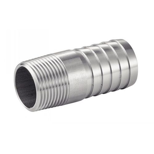 Adaptateur hydraulique pour tuyaux - 5261 - BENE INOX - mâle-cannelé / en acier inoxydable / cylindrique