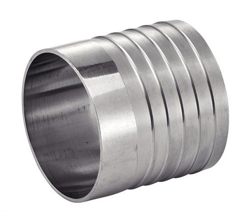 Adaptateur hydraulique pour tuyaux - 64126 - BENE INOX - femelle-cannelé / en acier inoxydable / droit