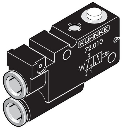 Vanne à commande pneumatique - 72 series - Kendrion Kuhnke Automation GmbH - pour air / miniature