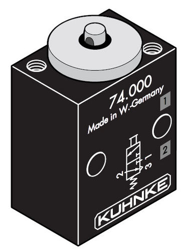 Vanne à clapet - 74 series - Kendrion Kuhnke Automation GmbH - de contrôle / pour air comprimé