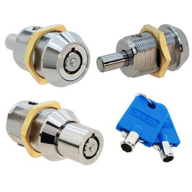 Serrure à poussoir - 25 series  - Camlock Systems - à clé / en laiton