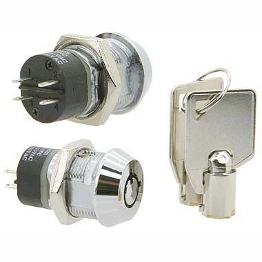Interrupteur à clé - S206 series - Camlock Systems - bipolaire / électromécanique