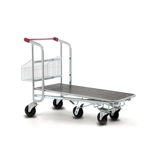 Chariot pour préparation de commande - 44597003    - CADDIE SAS - en métal / à plate-forme / à panier