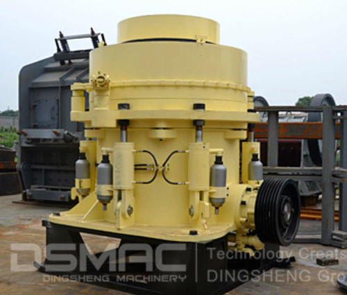 Concasseur à cône hydraulique - DHP series  - Zhengzhou Dingsheng Engineering Technology Co., Ltd. - stationnaire / pour le tertiaire