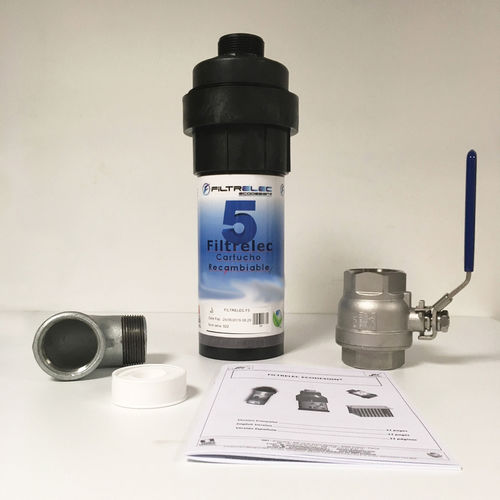 Filtre à eau - KIT FILTRELEC F5 - GMT - à eau de pluie / à cartouche / gravitaire