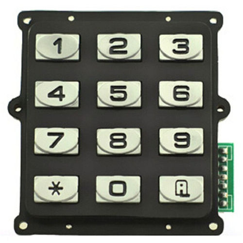 Clavier numérique 12 touches - B519 - Joiwo Explosion Proof Science and Technology - encastrable / en métal / IP65