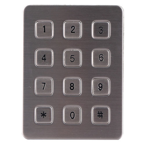Clavier numérique 12 touches - B705 - Joiwo Explosion Proof Science and Technology - mural / en inox / USB