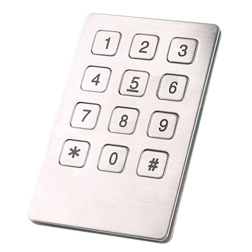 Clavier numérique 12 touches - B721 - Joiwo Explosion Proof Science and Technology - encastrable / en inox / IP65