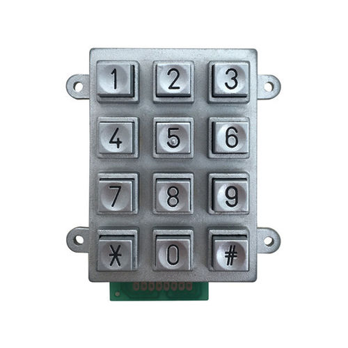 Clavier numérique 12 touches - B509 - Joiwo Explosion Proof Science and Technology - mural / en zinc / IP54