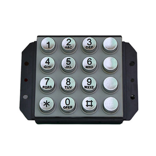 Clavier numérique 16 touches - B502 - Joiwo Explosion Proof Science and Technology - mural / en zinc / IP65