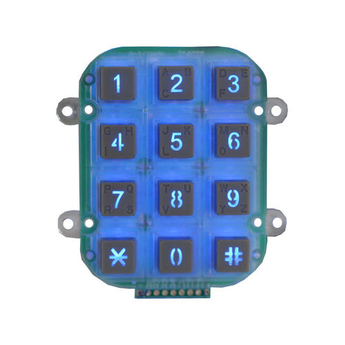 Clavier numérique 12 touches - B202 - Joiwo Explosion Proof Science and Technology - mural / en plastique / USB