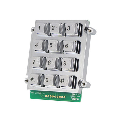 Clavier numérique 12 touches - B534 - Joiwo Explosion Proof Science and Technology - mural / en zinc / USB