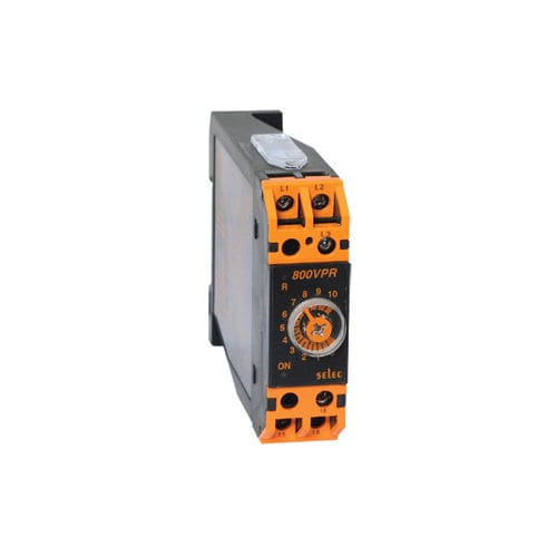 Relais de protection de surtension - 800VPR-3 - SELEC Controls Pvt. Ltd. - de sous-tension / d'ordre de phases / 1NO/NF