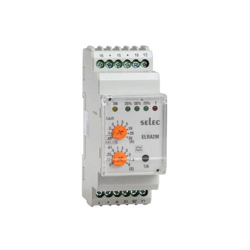 Relais de protection de fuite à la terre - ELRA2M - SELEC Controls Pvt. Ltd. - de courant / de niveau / 1NO/NF