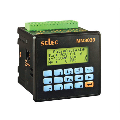 Automate programmable pour montage sur panneau - MM3030 - SELEC Controls Pvt. Ltd. - sur rail DIN / avec E/S intégrée / sorties numériques