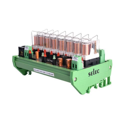 Module relais DC - ERLYMD-2-1-S8-1CO-24V - SELEC Controls Pvt. Ltd. - à montage sur rail DIN